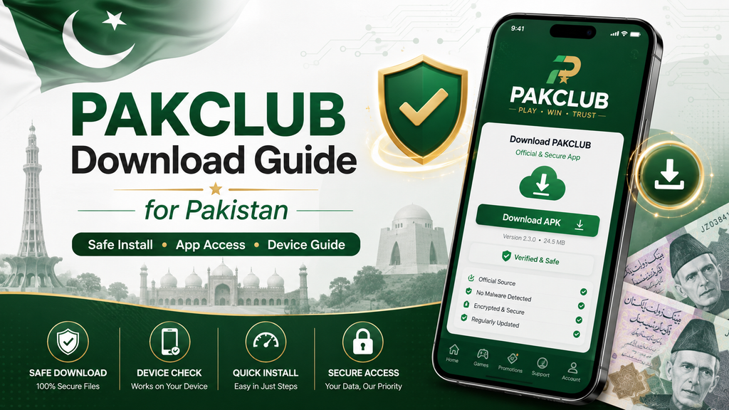PAKCLUB Download guide for Pakistan