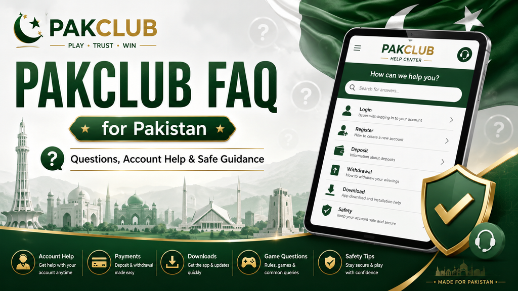 PAKCLUB FAQ for Pakistan