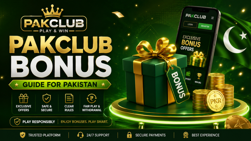 PAKCLUB Bonus guide for Pakistan